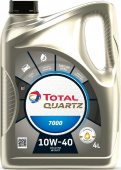 Моторное масло TOTAL QUARTZ 7000 10W40 (4L) NEW полусинт.